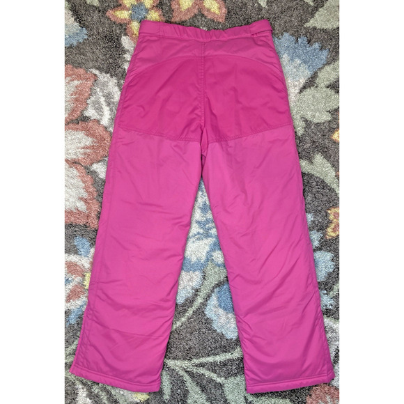LL Bean Snow Pants Youth 12 Pink Snowboard Ski Waterproof Gorpcore Kids Girls - Picture 2 of 11